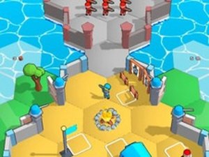 Hex Tile Conquest Strategy