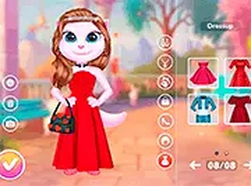 Valentine Cat Couple Dress Up